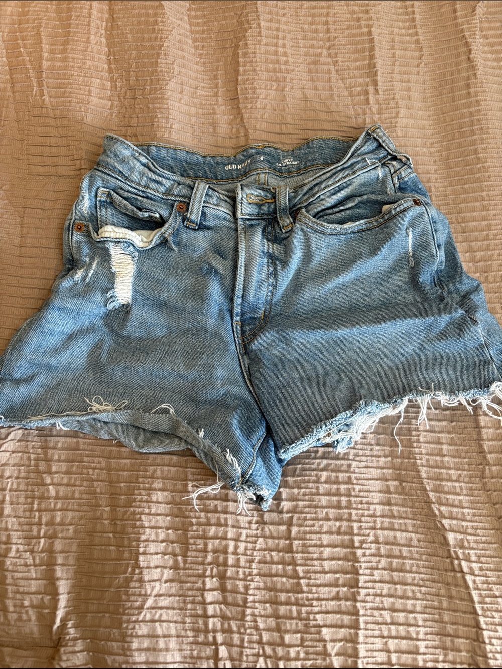 Denim shorts